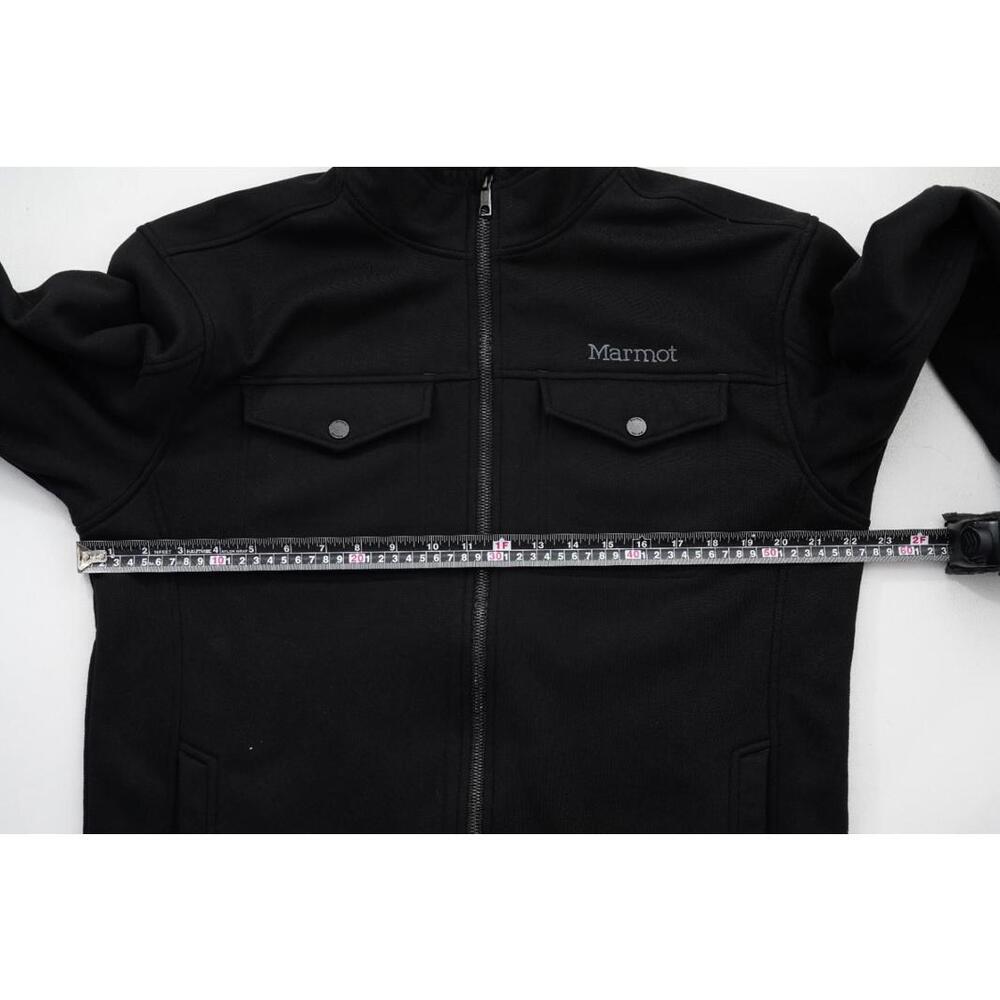 Marmot Hawkins Polyester Fleece Jacket Button Chest Pockets Men's Sz L - Picture 14 of 15